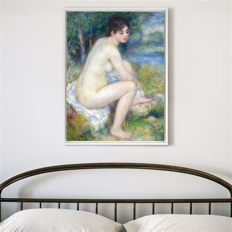 Pierre Auguste Renoir Naked Woman In A Landscape Canvas Print Canvas Art Canvas Wall Art Large