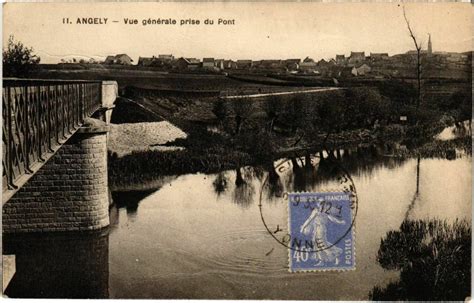 Angely Vue Generale prise du Pont France à Angely