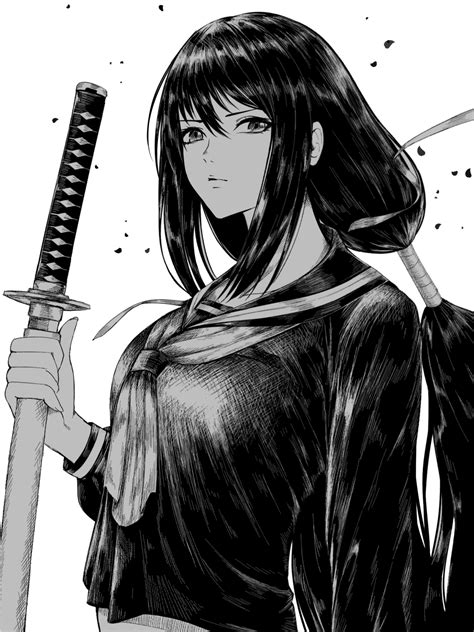 kurone rinka :: Kisaragi Saya :: blood-c :: anime :: fandoms