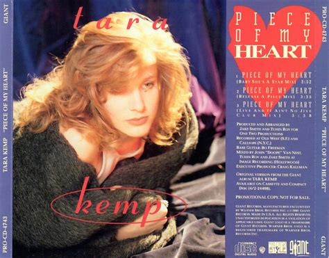 Tara Kemp Piece Of My Heart 1991 Cd Discogs