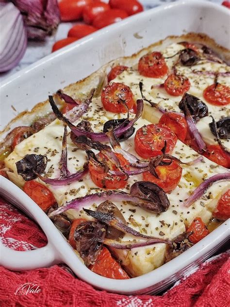 Feta Al Forno Alla Greca Un Secondo Piatto Ricco Di Sapore