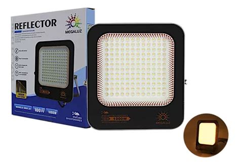 Reflector Led W W Lm Luz Calida Ip Piezas