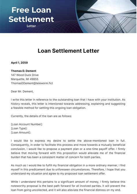 FREE Loan Letter Templates & Examples - Edit Online & Download