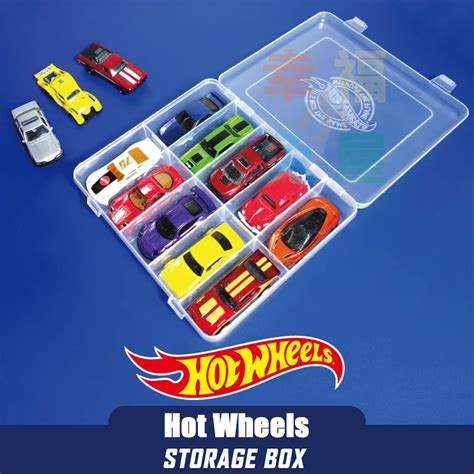 Original Hot Wheels Caixa De Armazenamento Do Carro De Brinquedo 5 Pcs
