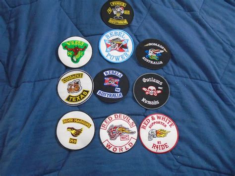 10 Pc Motorcycle Gang Patches - Etsy