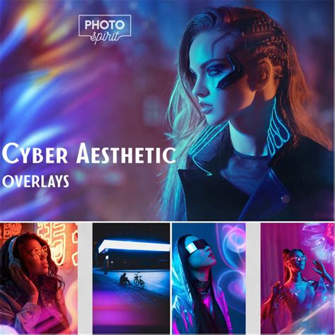 Cyber Aesthetic Overlays Free Download