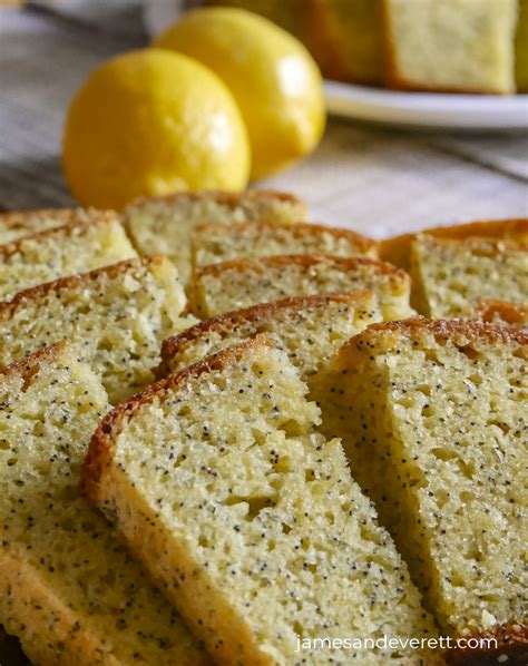 Glazed Lemon Poppy Seed Quick Bread Recipe James Everett