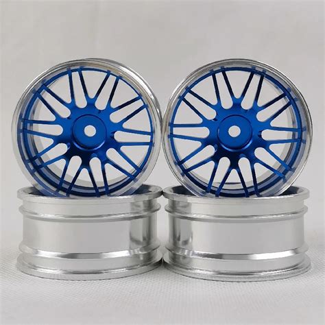 3 6 9 12mm Offset 4pcs CNC Machined Aluminum Wheels Rims 1 10 Scale RC