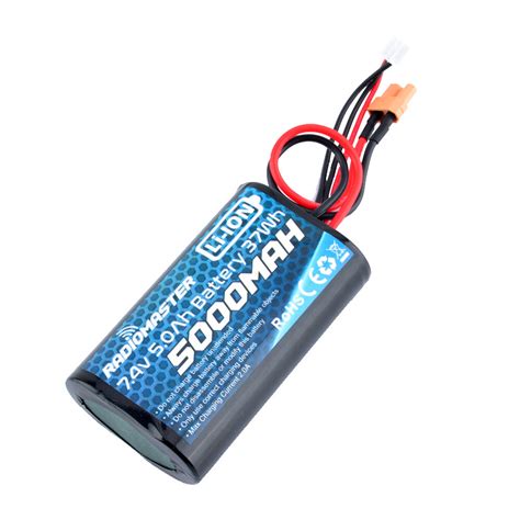 Radiomaster 2s 7 4v 37wh 5000mah Li Ion Battery Jst Xh Xt30 Plug For