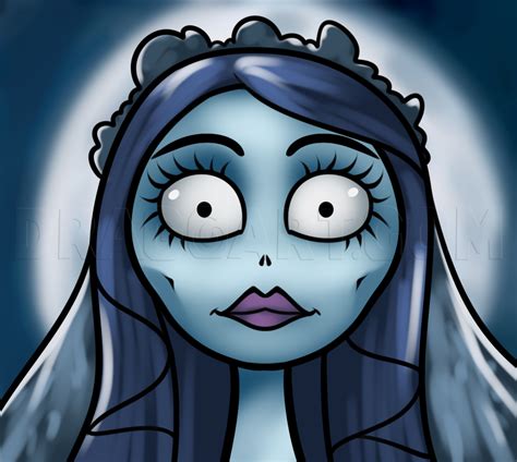 how to draw corpse bride