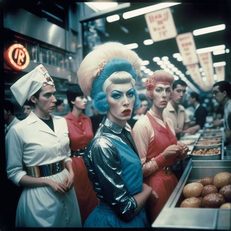 Drag Queens in New York, NY 10003, US - 1982 : r/midjourney