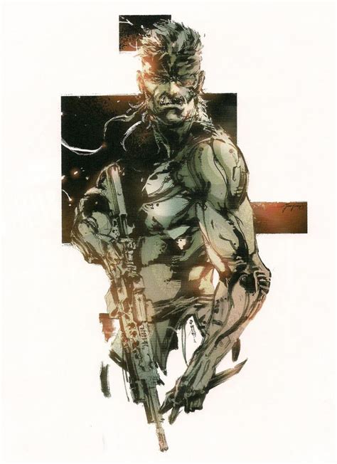 Art Of Metal Gear Solid By Yoji Shinkawa Gear Art Metal Gear Snake