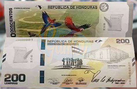 Banco Central De Honduras Oficializa Dise O De Nuevo Billete De