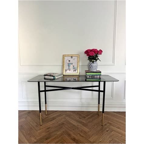 Стол обеденный прямоугольный стеклянный на металлических ножках 160х70 ...