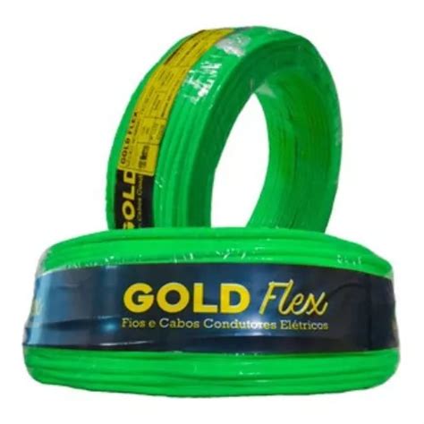 Fio El Trico Cabo Flex Vel Goldflex Mm Rolo C Metros