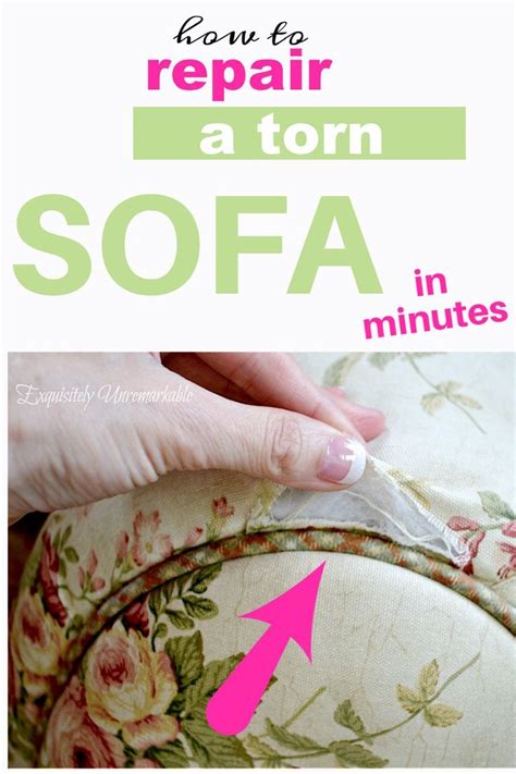 How To Fix A Torn Sofa Artofit