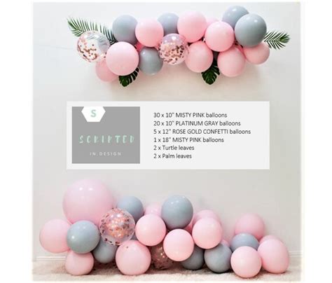 Party D Cor Party Supplies Diy Arch Silver Confetti White Gray Orange Nude Birthday Party