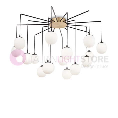 Rhapsody 236964 Ideal Lux Lampadario Sospensione Led A 16 Luci