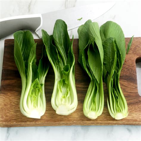 wash bok choy - Veggiecurean