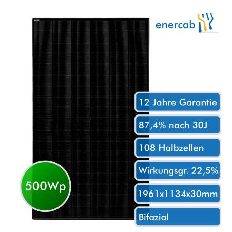 Balkonmodul 2000 800W 4x Sunergy 500W Full Black Hoymiles HMS 800W