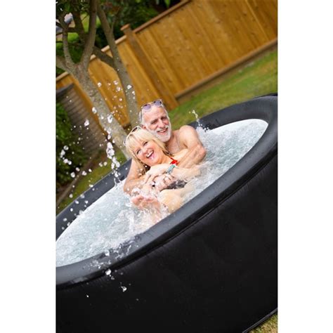 Mspa Person Jet Round Inflatable Grey Hot Tub Rona