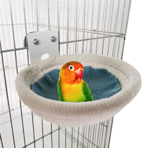 Wmmb Bird Nest Parakeet Nests Weave Rope Bed Parrot Breeding Hatching Box Nesting House Hatch