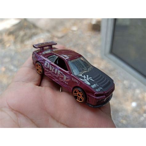 Hot Wheels Nissan Skyline R Road Trippin Loose Shopee Malaysia