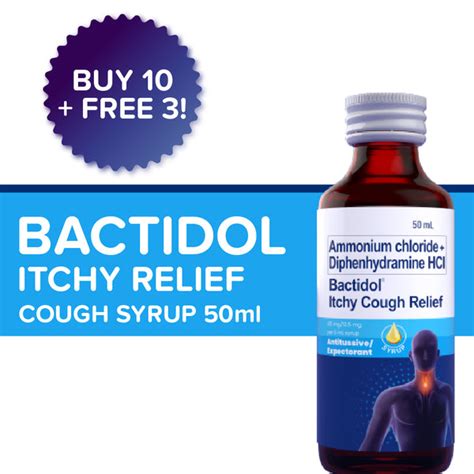 buy    bactidol itchy cough relief ml health care essentials