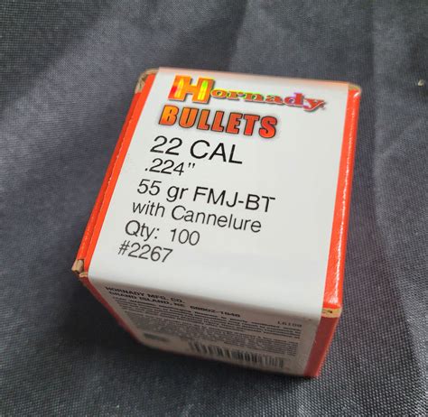 Hornady Ct Cal Gr Fmj Bt With Cannelure Ammobrass