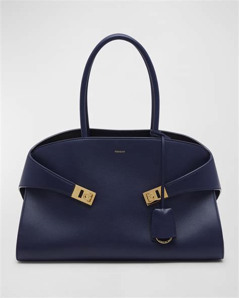 THE ROW Margaux 15 Top Handle Bag In Canvas And Leather Neiman Marcus