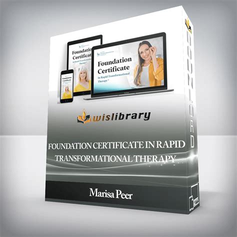 Marisa Peer - Foundation Certificate in Rapid Transformational Therapy - Wisdom - Library Training