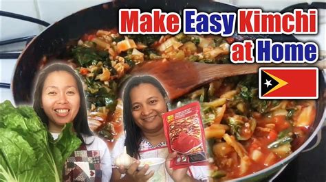 How To Make Easy Simple Kimchi At Home Love Kimchi Youtube