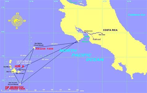 Image - Jp costa rica map 2.jpg | Jurassic Park wiki | FANDOM powered by Wikia