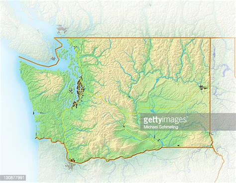 Washington State Relief Map Imagens E Fotografias De Stock Getty Images