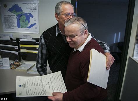 First Gay Marriage In Michigan Takes Place Despite State Ban As Couple Weds On Indian