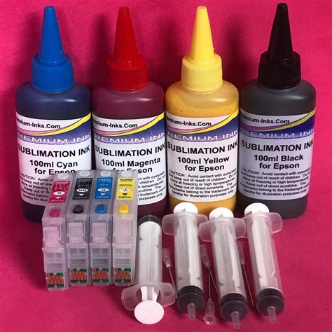 Refillable Cartridges Sublimation Ink For Epson 18 Xl Xp412 Xp415 Xp4 Premium Inks