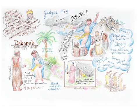 Judges 4-5 | Illustrating bible, Judges bible summary, Judges bible project