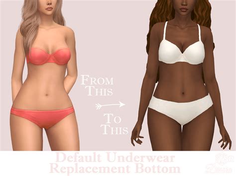 The Sims Resource Default Replacement Underwear Bottom Panties