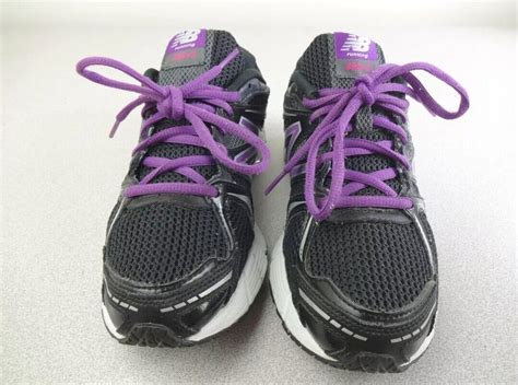 New Balance Womens Size 7 Running Shoes 490v2 Black Purple W490gcl2 Athletic Ebay