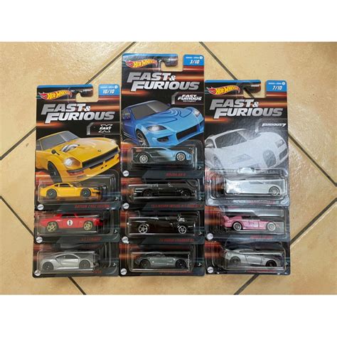 Hot Wheels Fast And Furious Wave Not Set Shopee Malaysia