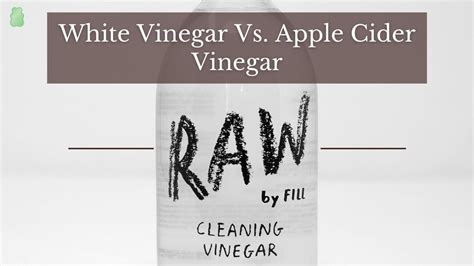 Apple Cider Vinegar Vs White Vinegar Know The Difference