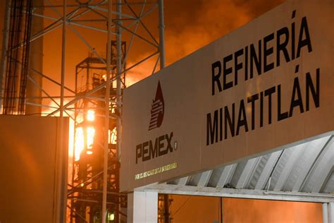 Se Registra Explosión E Incendio En Refinería De Pemex De Minatitlán