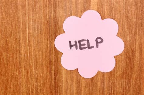 premium photo  written  sticker  wooden background