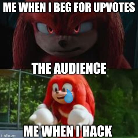 Knuckles mad and sad Memes - Imgflip