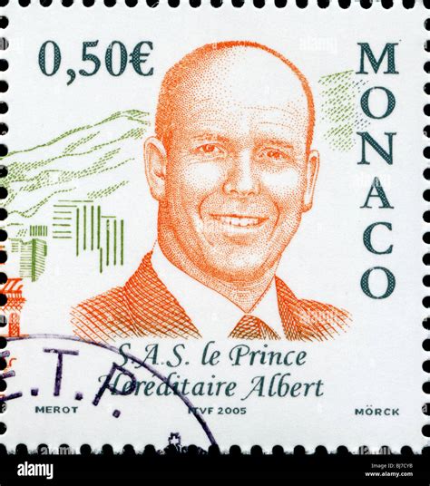 Briefmarke Monaco Briefmarken Philatelie Sammeln Sammlung Prinz Albert