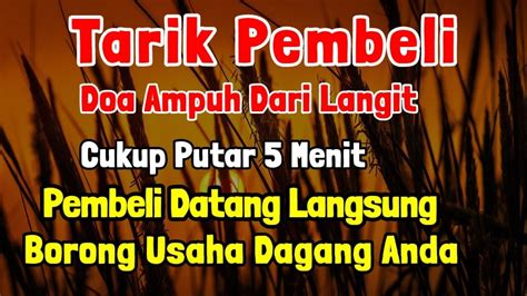 Baru 5 Menit Dengarkan Ayat Ini Pembeli Langsung Datang Borong Dagangan