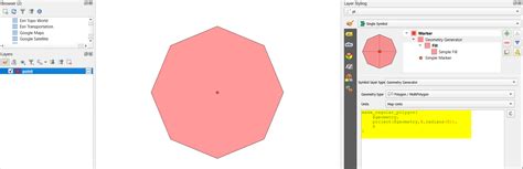 Making An Octagon Using QGIS Geometry Generator Math Solves Everything