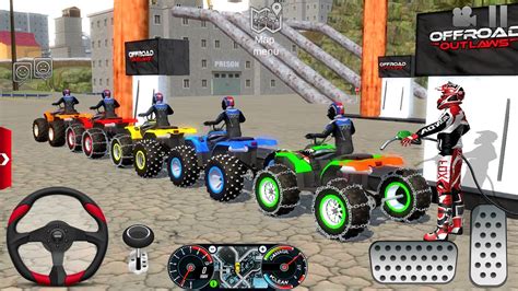 Racing Motor Dirt Quad Bikes Gas Station Extreme Offroad