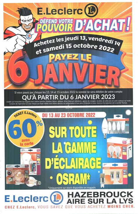 E. LECLERC - E. leclerc defend votre pouvoir d'achat