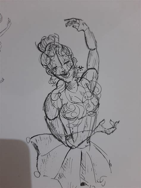 Ballora Sketch By Purplebandit666 On Deviantart